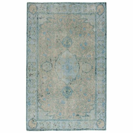 JAIPUR RUGS Kai Persian Knot 4 by 22 Alessia Design Rectangle Rug, Pelican - 8 x 11 ft. RUG132910